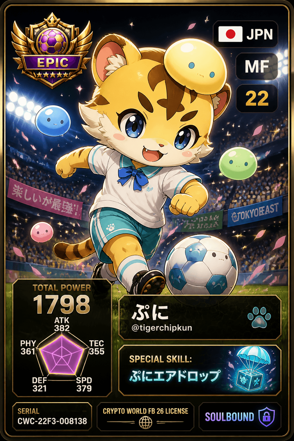 License NFT CWC-22F3-008138 by @tigerchipkun