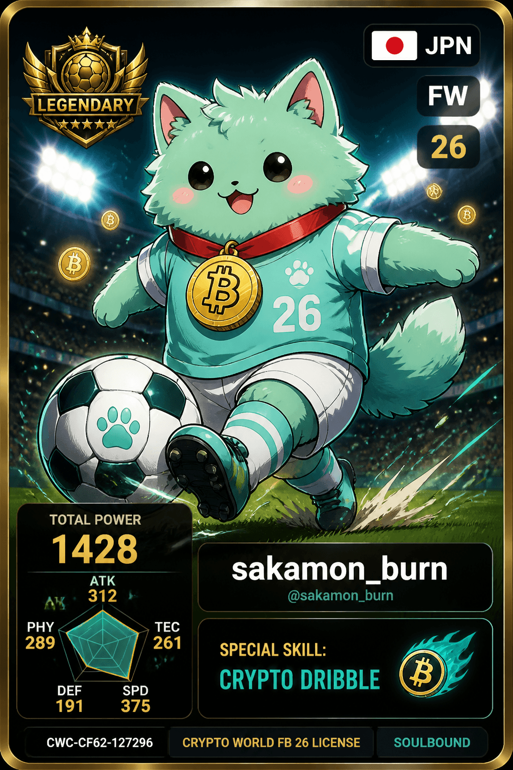 License NFT CWC-CF62-127296 by @sakamon_burn