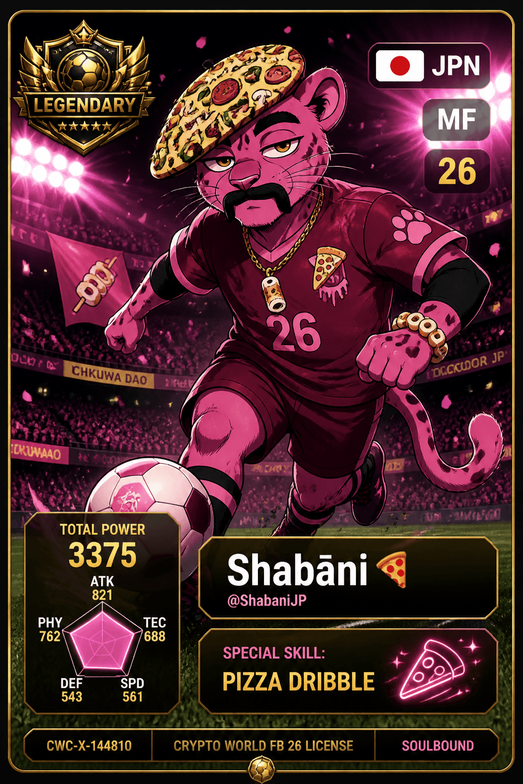 License NFT CWC-X-144810 by @ShabaniJP