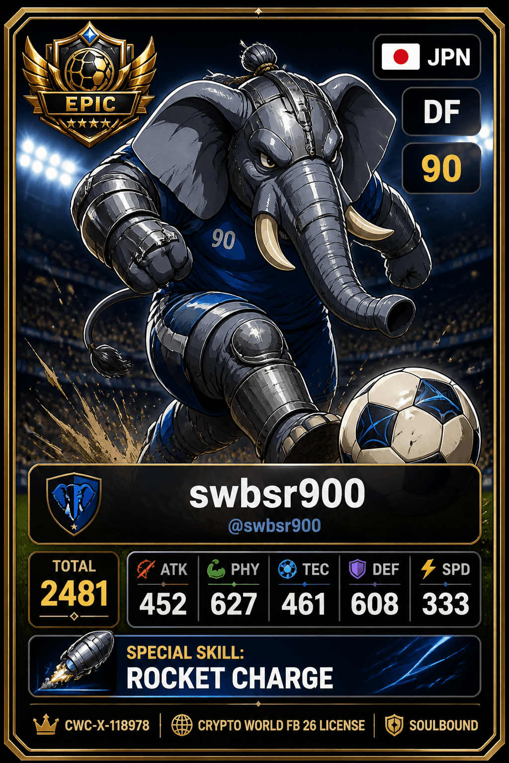 License NFT CWC-X-118978 by @swbsr900