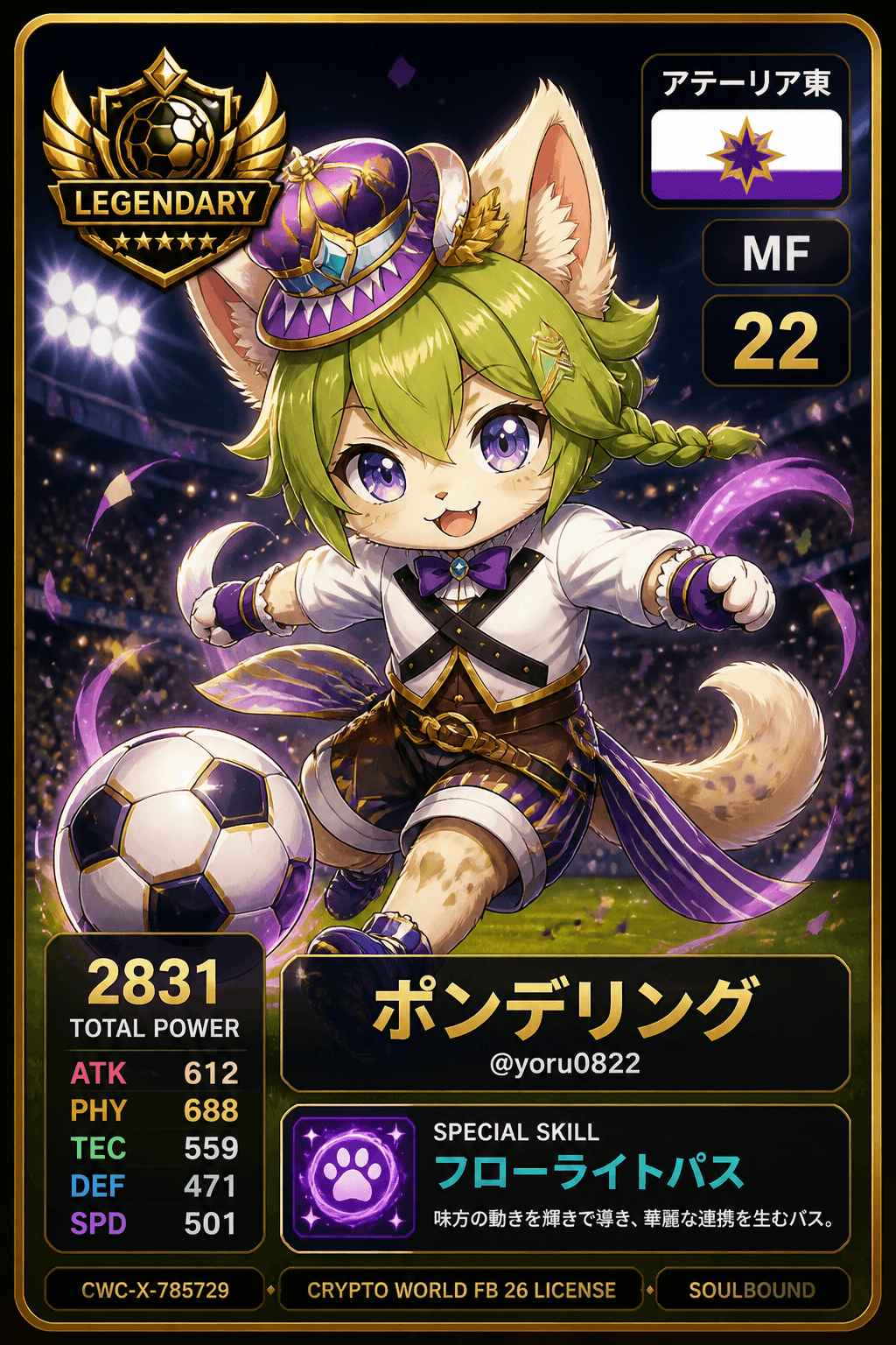 License NFT CWC-X-785729 by @yoru0822
