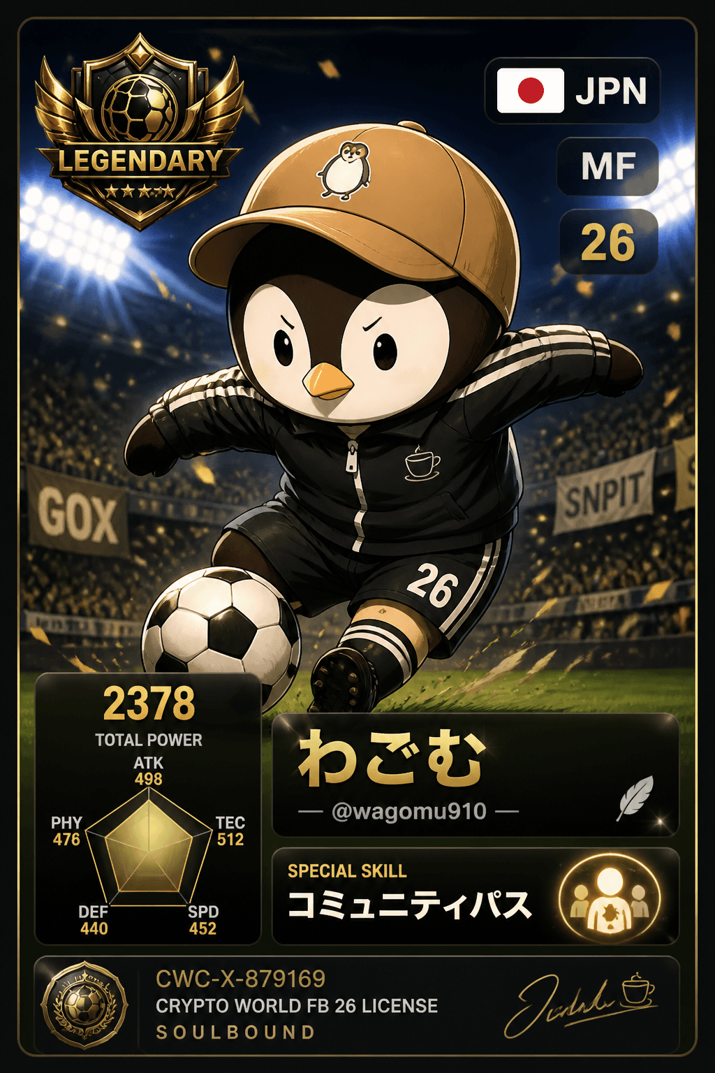 License NFT CWC-X-879169 by @wagomu910