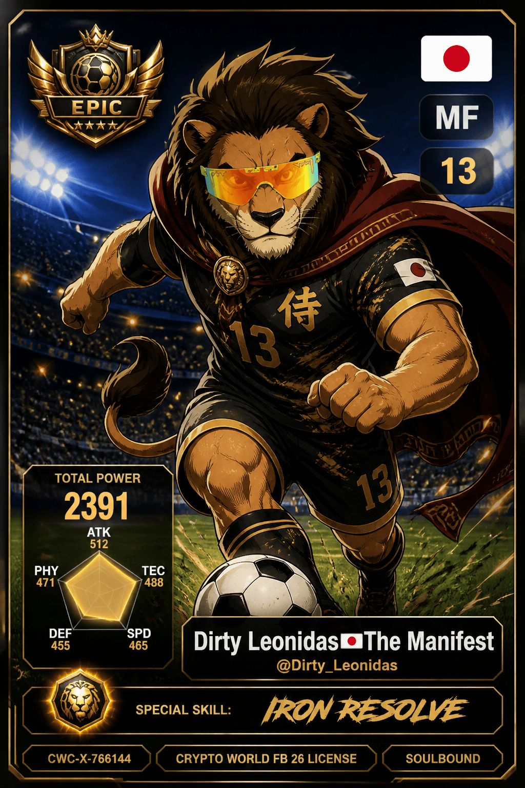 License NFT CWC-X-766144 by @Dirty_Leonidas