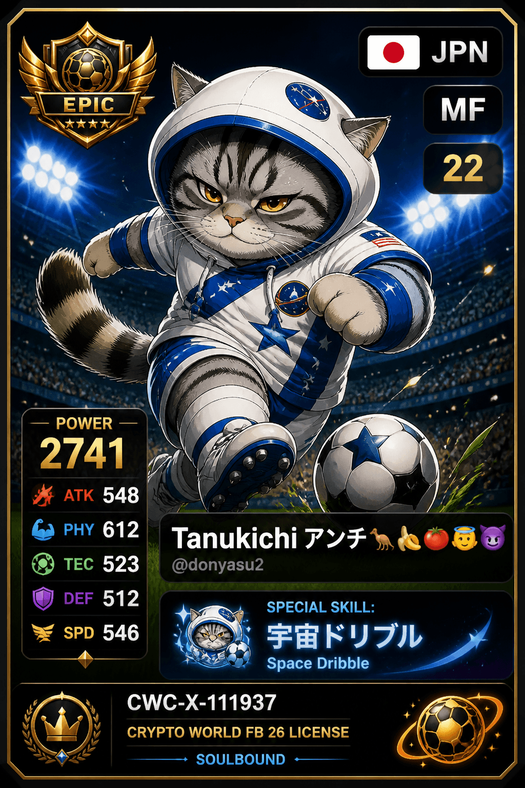 License NFT CWC-X-111937 by @donyasu2