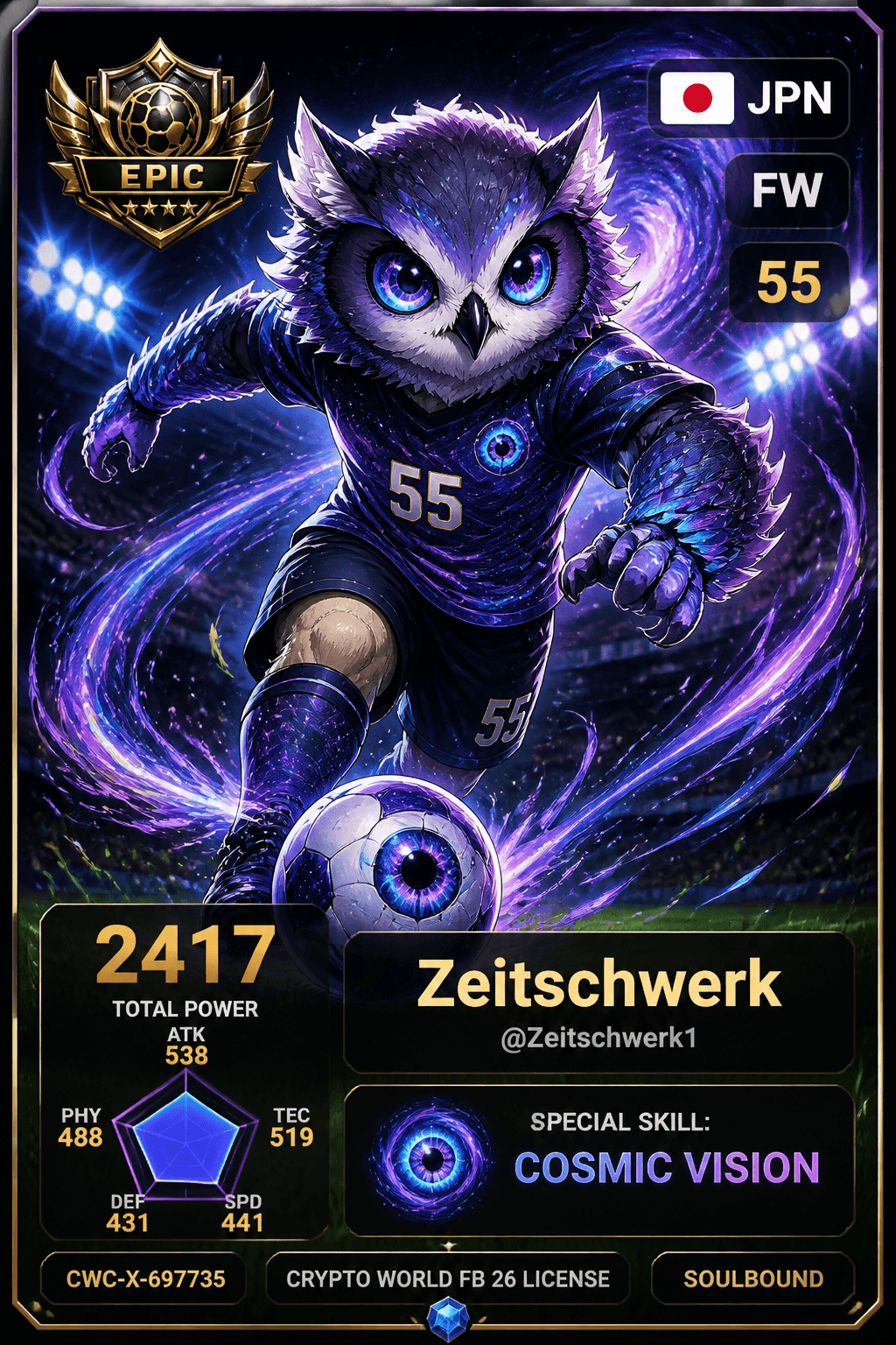 License NFT CWC-X-697735 by @Zeitschwerk1