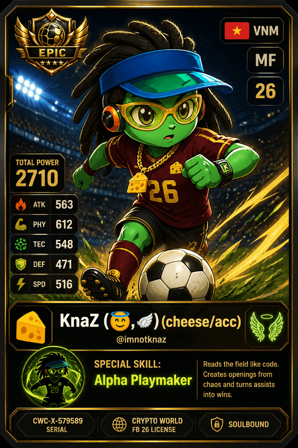 License NFT CWC-X-579589 by @imnotknaz