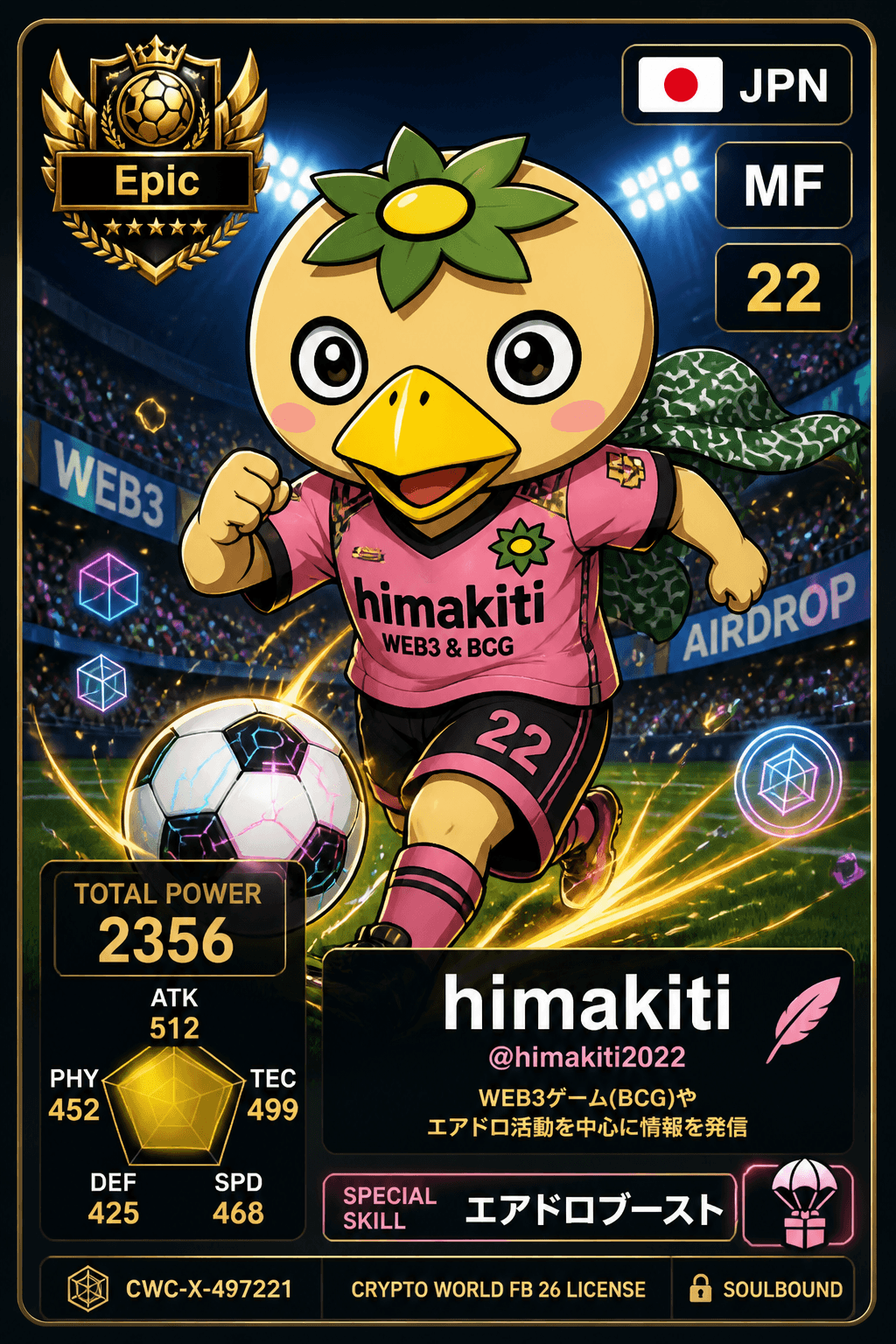 License NFT CWC-X-497221 by @himakiti2022
