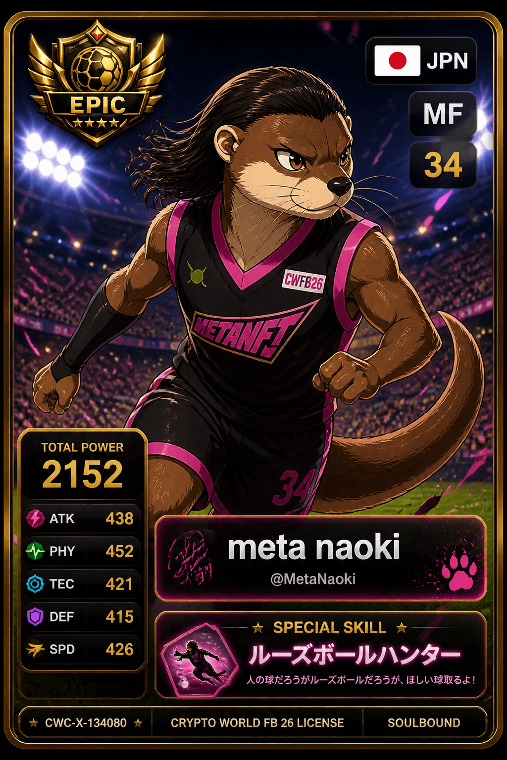License NFT CWC-X-134080 by @MetaNaoki