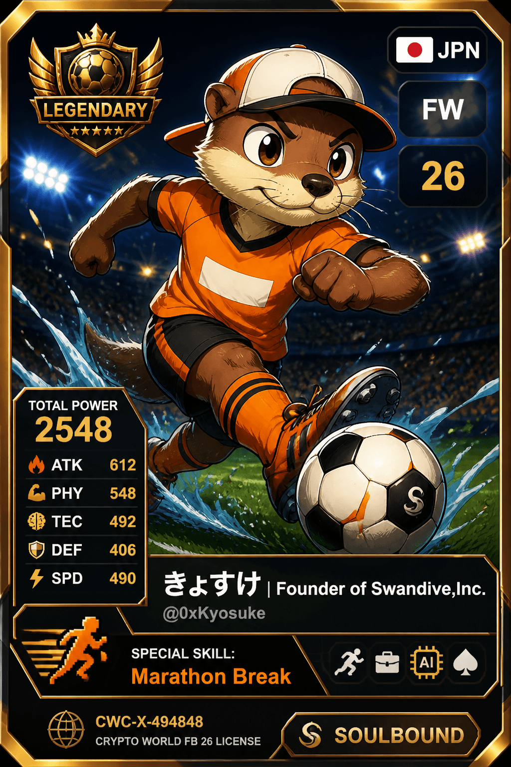 License NFT CWC-X-494848 by @0xKyosuke