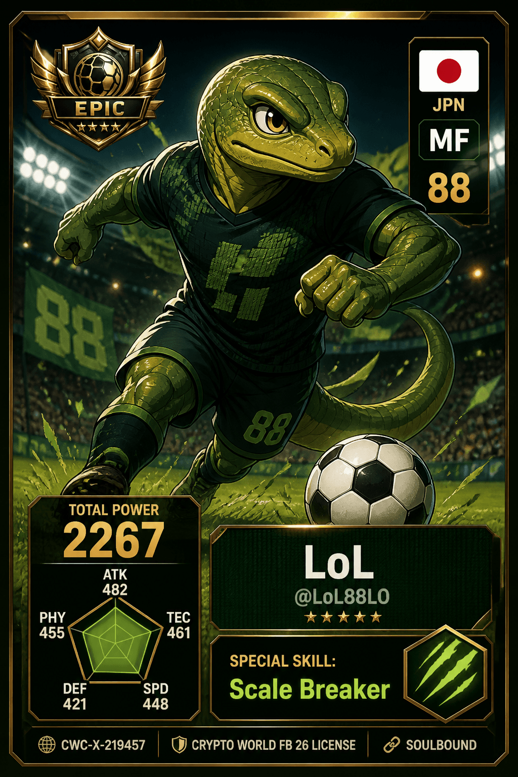 License NFT CWC-X-219457 by @LoL88LO