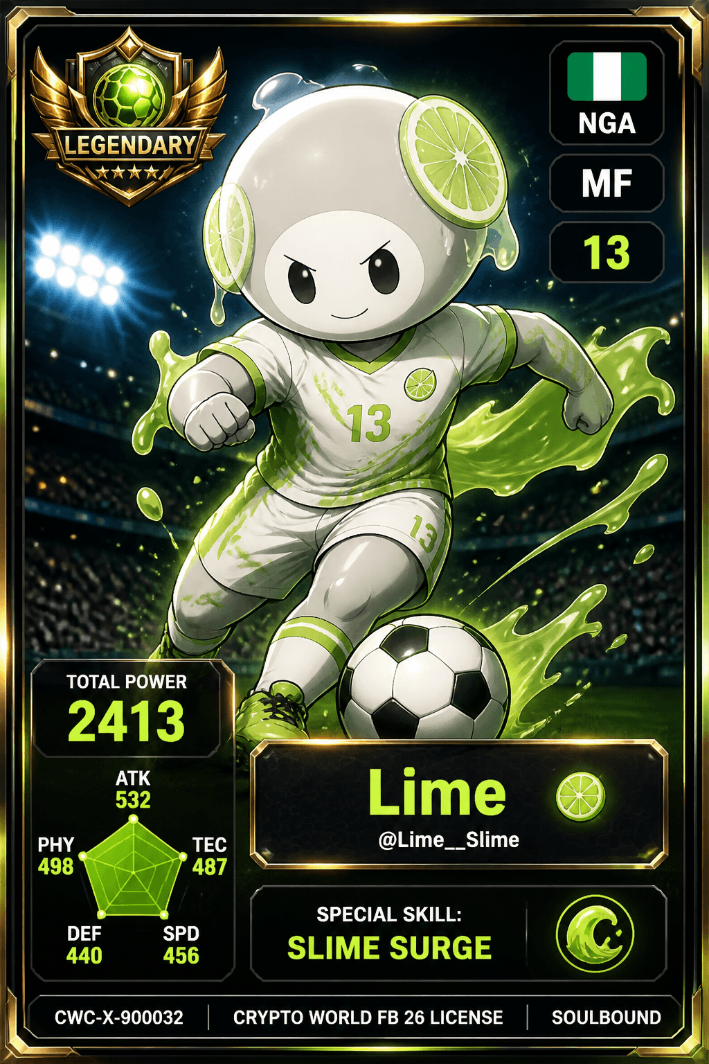 License NFT CWC-X-900032 by @Lime__Slime