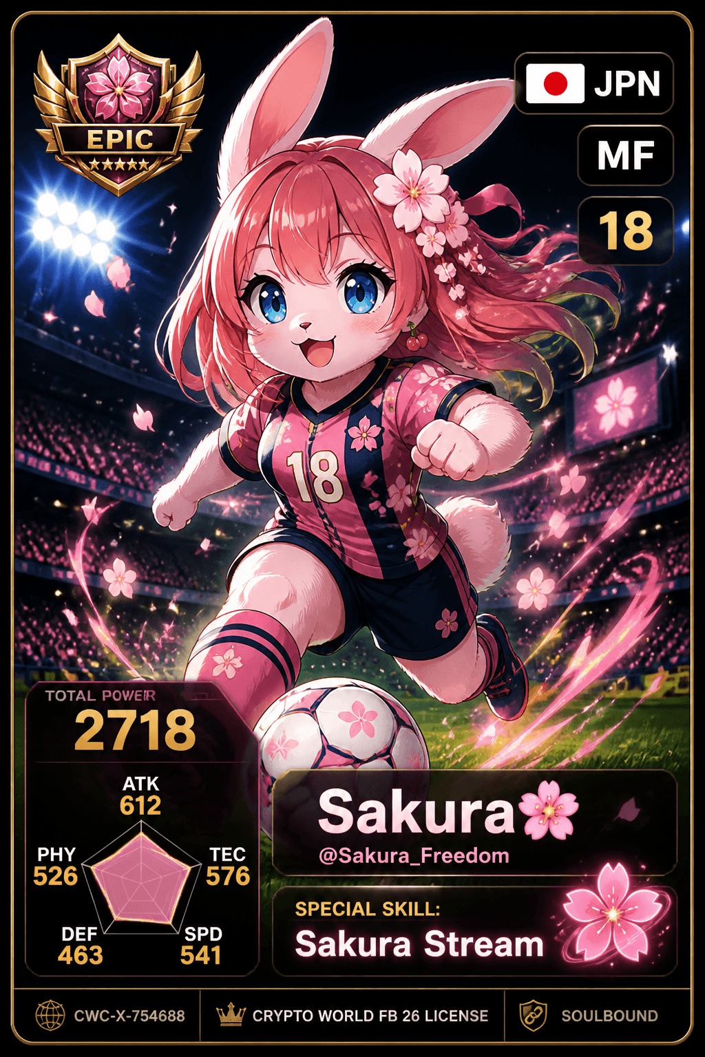 License NFT CWC-X-754688 by @Sakura_Freedom