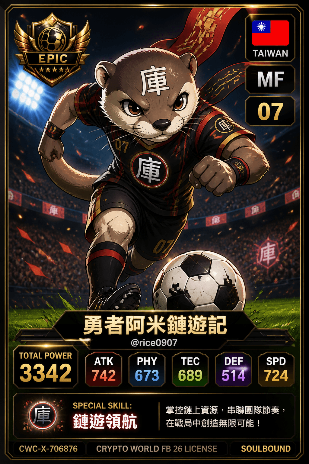 License NFT CWC-X-706876 by @rice0907