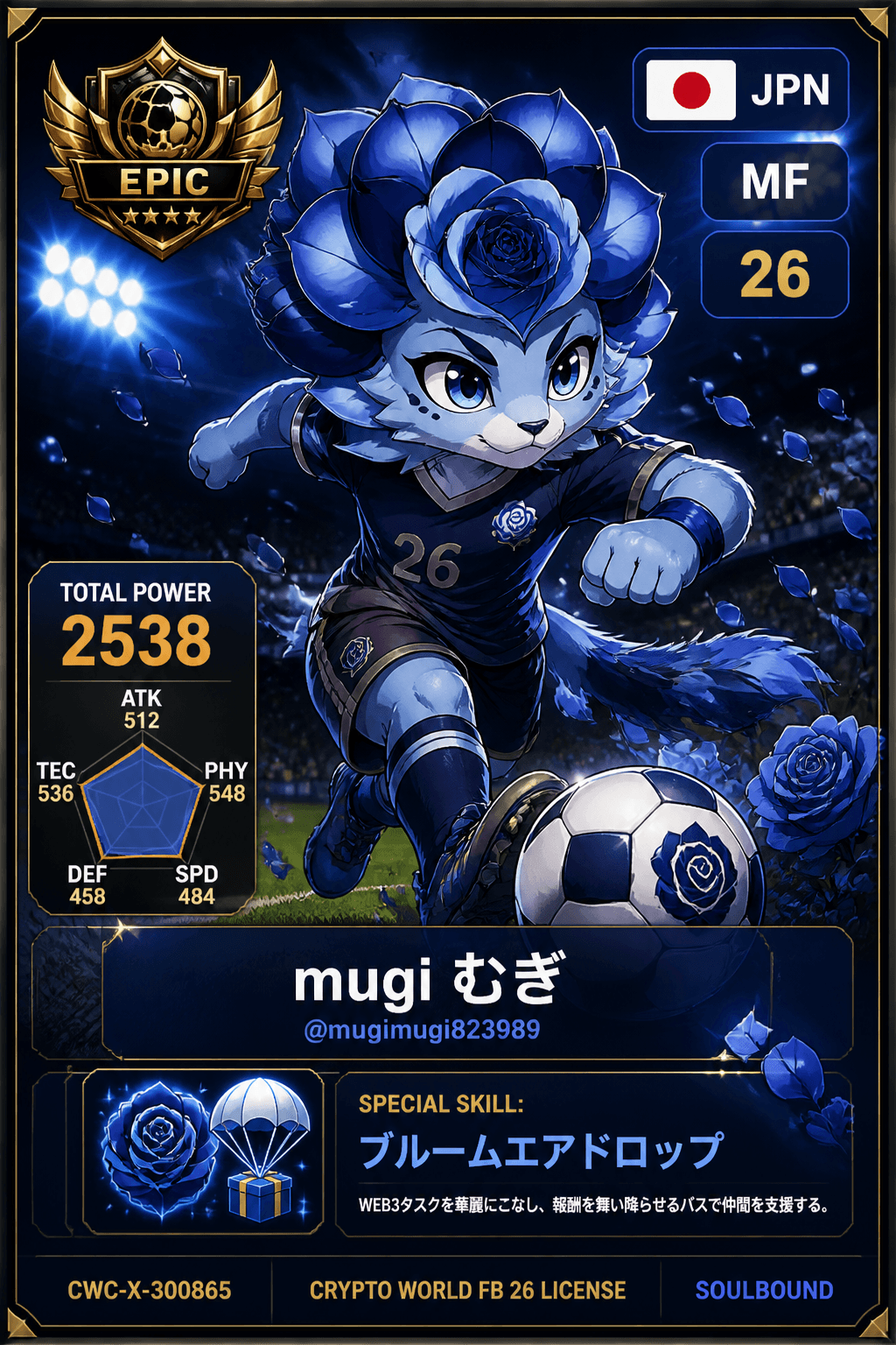 License NFT CWC-X-300865 by @mugimugi823989