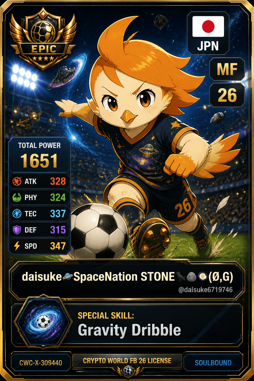 License NFT CWC-X-309440 by @daisuke6719746