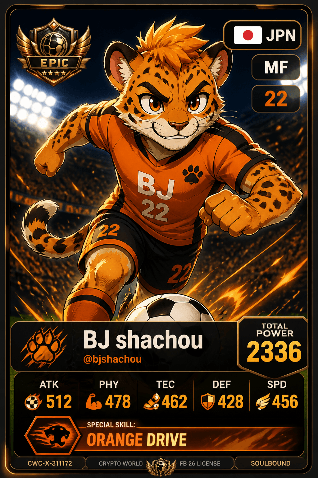 License NFT CWC-X-311172 by @bjshachou