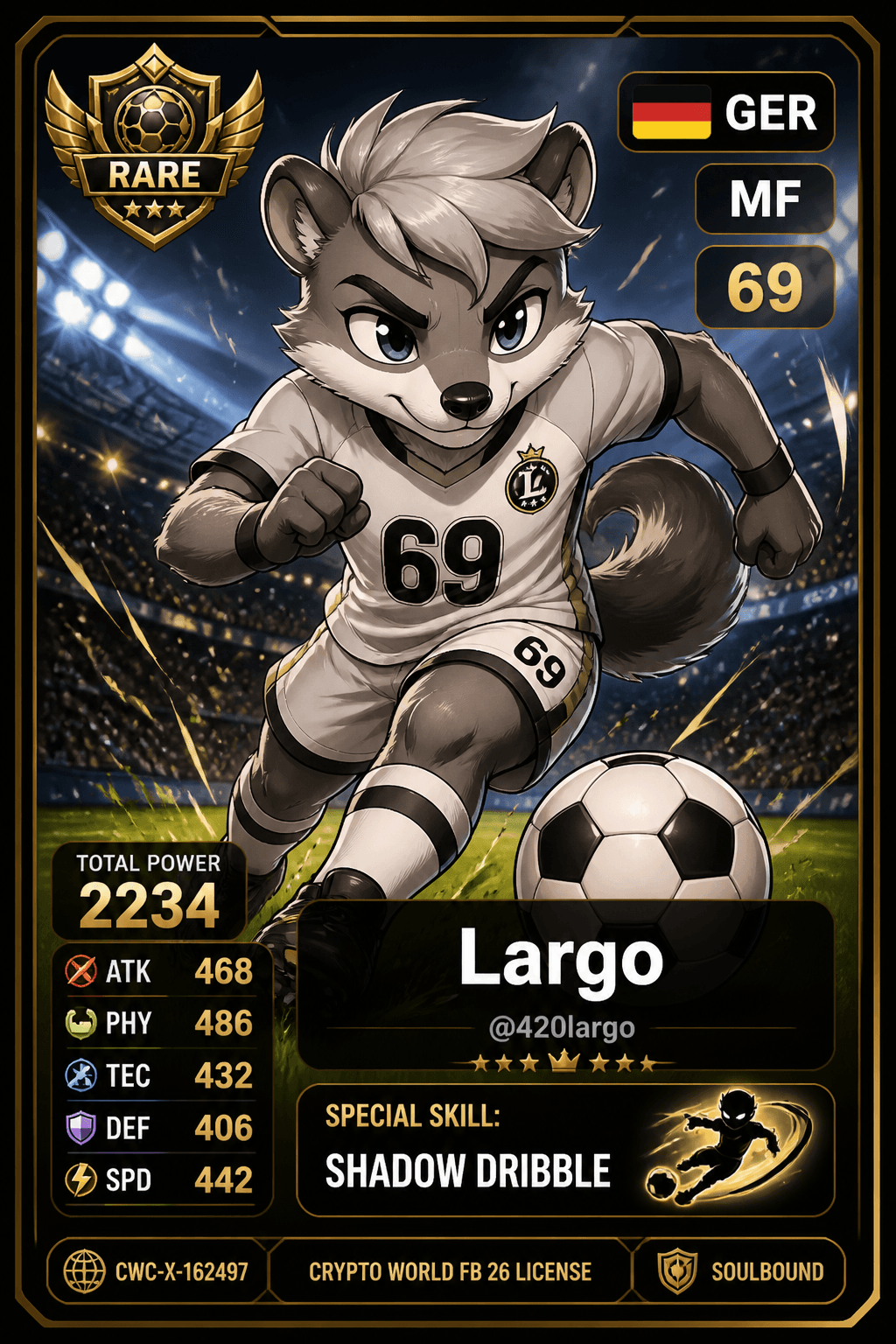 License NFT CWC-X-162497 by @420largo
