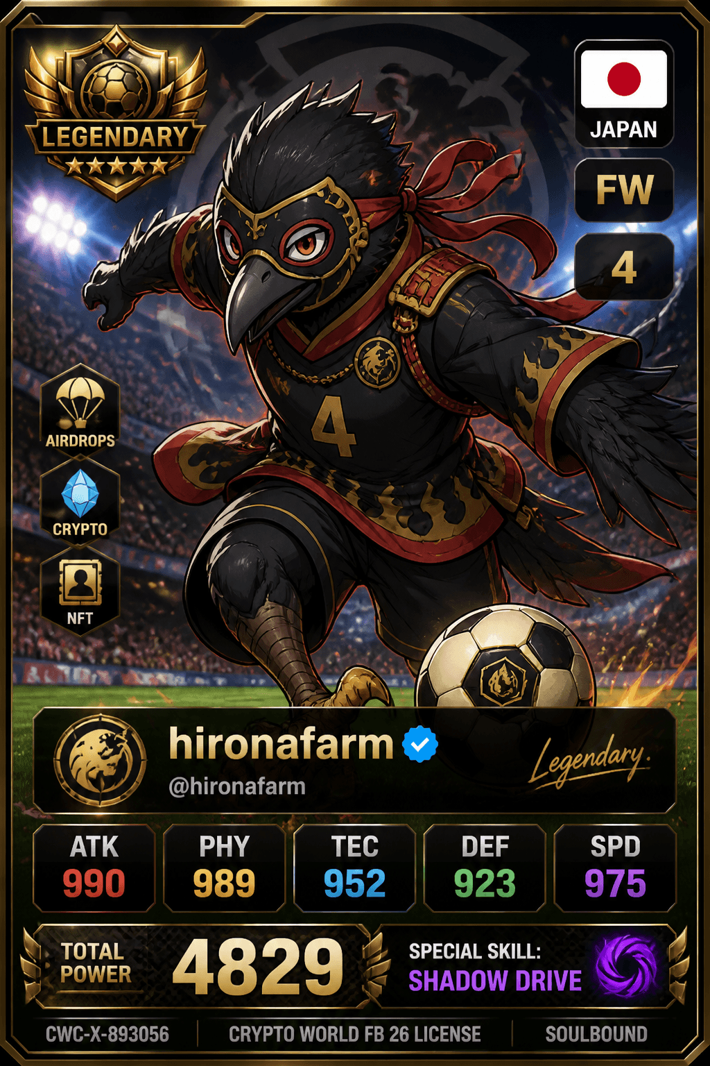 License NFT CWC-X-893056 by @hironafarm