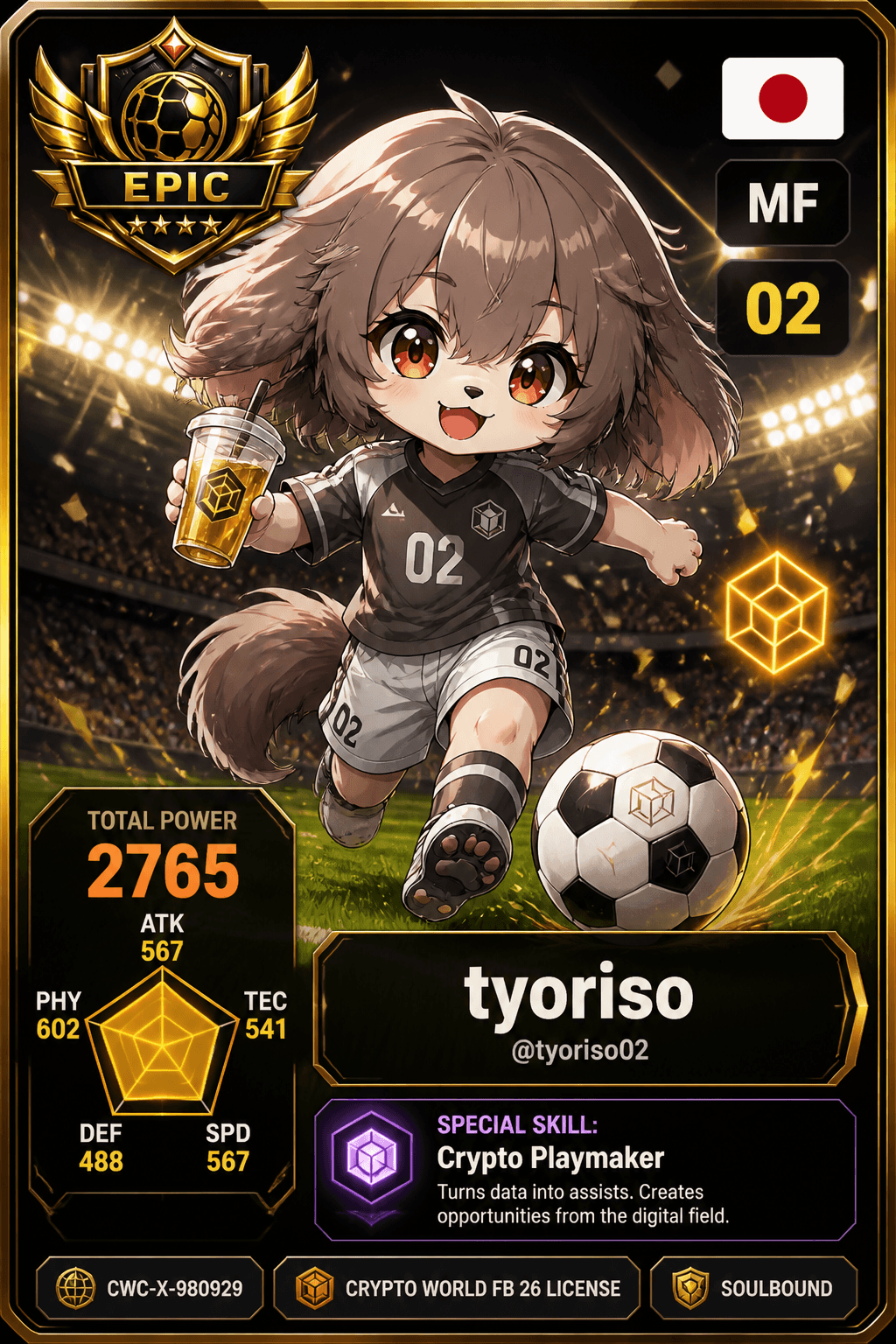 License NFT CWC-X-980929 by @tyoriso02