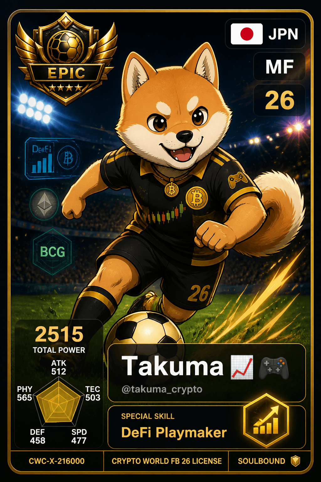 License NFT CWC-X-216000 by @takuma_crypto