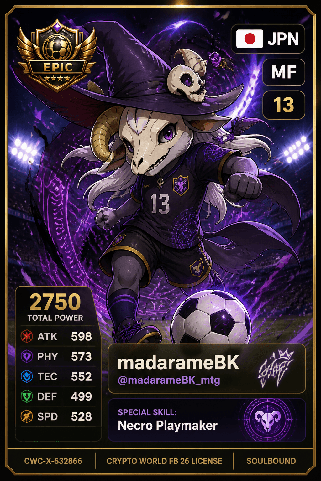 License NFT CWC-X-632866 by @madarameBK_mtg