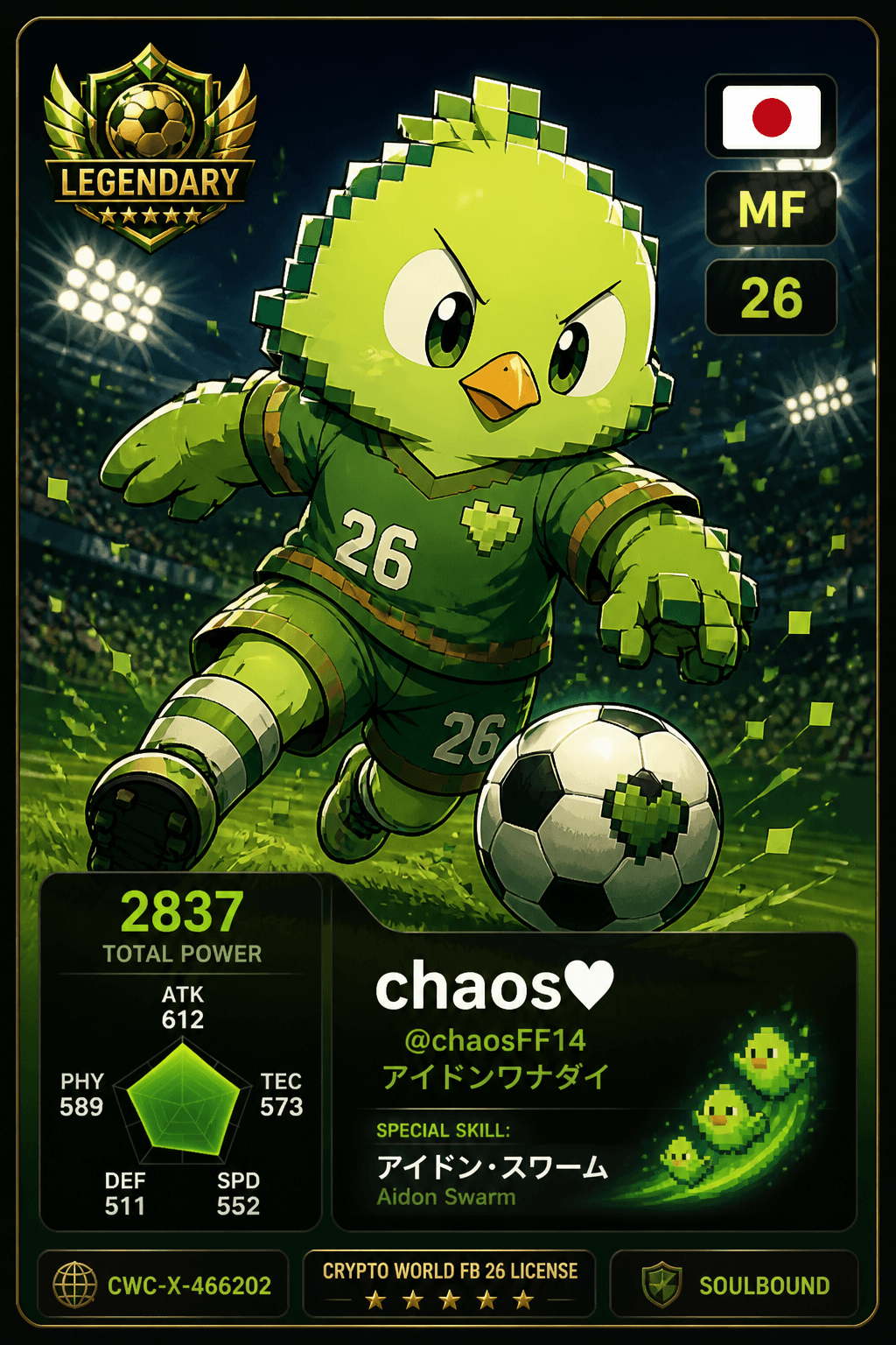 License NFT CWC-X-466202 by @chaosFF14