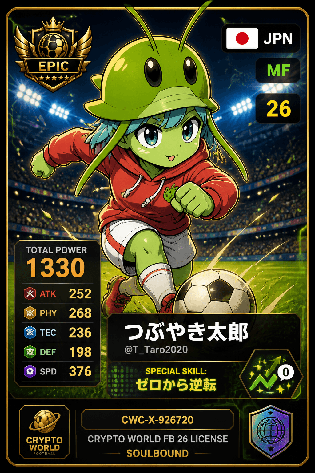 License NFT CWC-X-926720 by @T_Taro2020