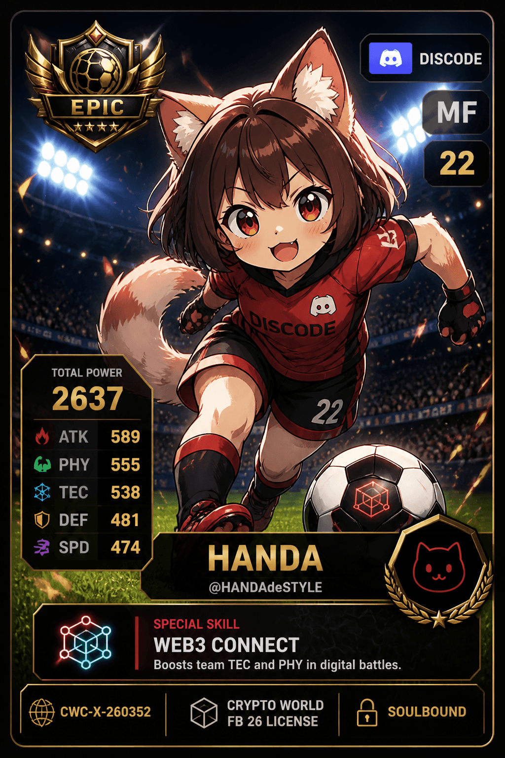 License NFT CWC-X-260352 by @HANDAdeSTYLE