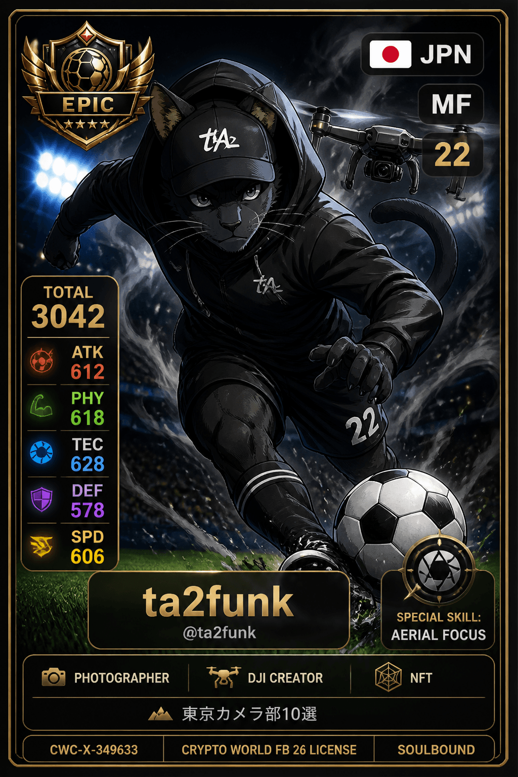 License NFT CWC-X-349633 by @ta2funk