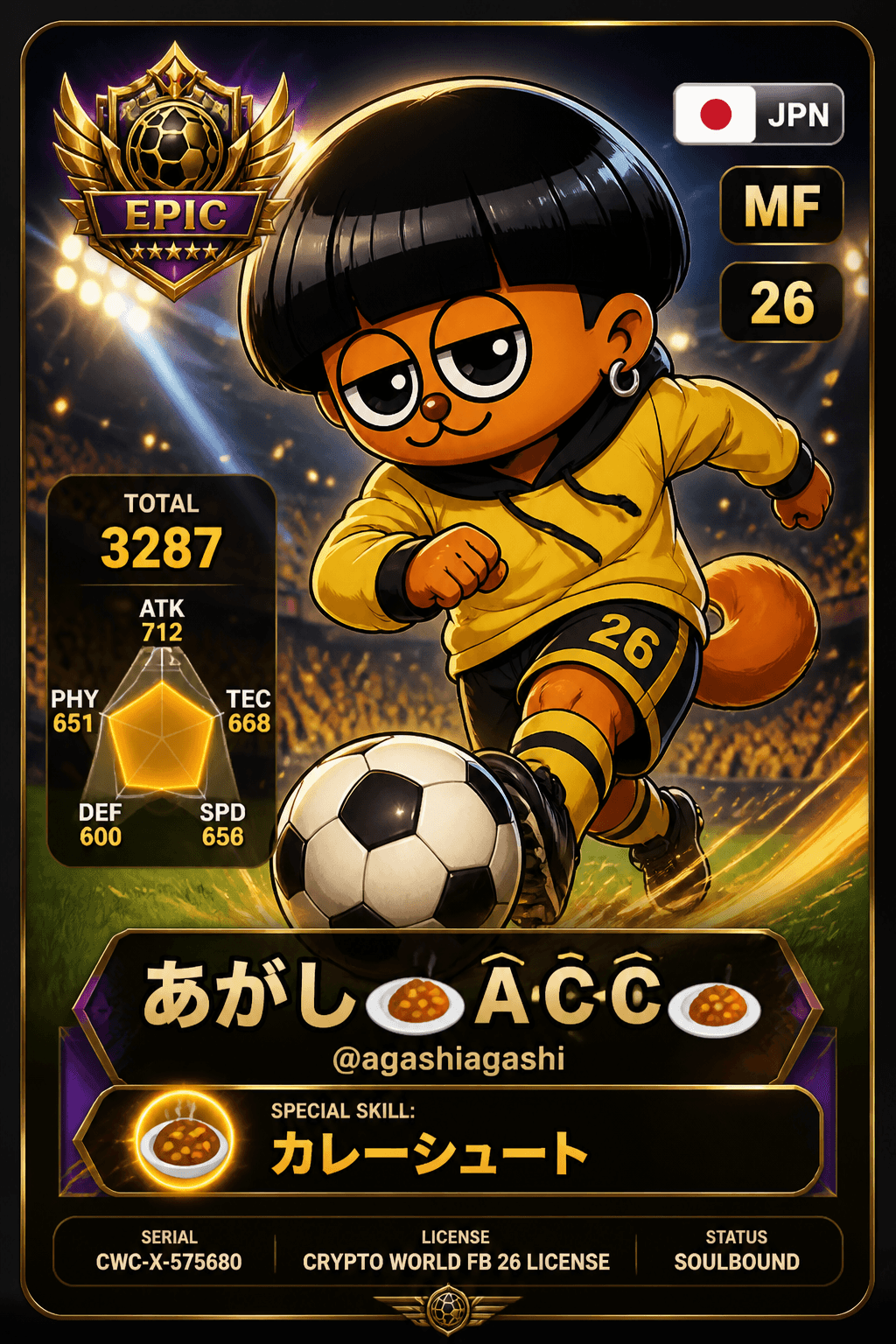 License NFT CWC-X-575680 by @agashiagashi