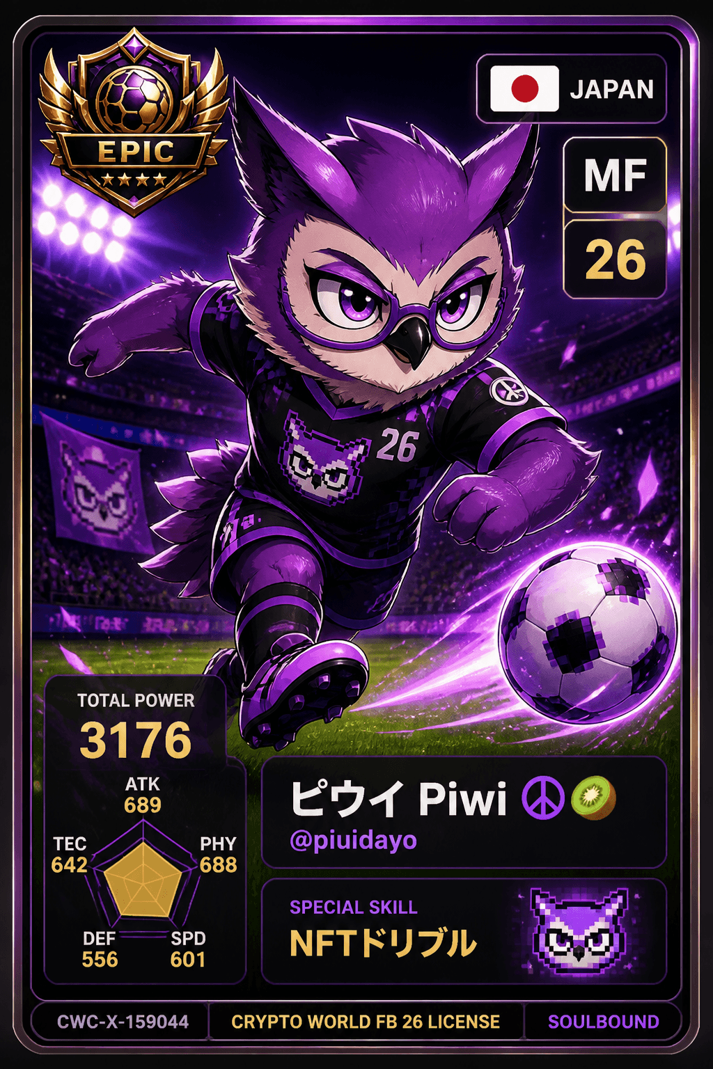 License NFT CWC-X-159044 by @piuidayo